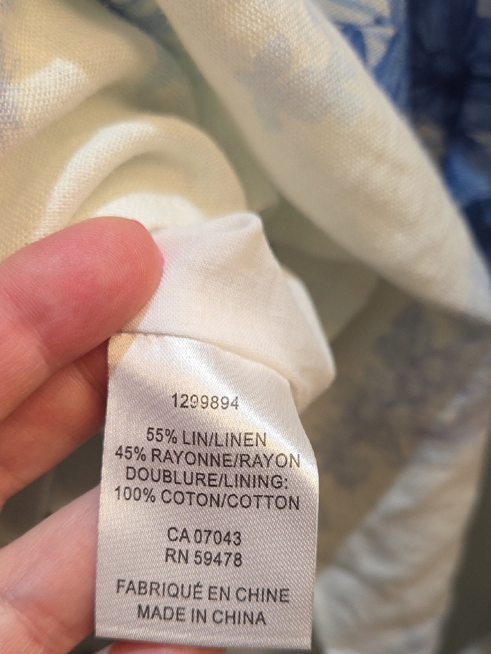 Nwt Large Calypso Blue and White Floral Midi Dress - Picture 9 of 16